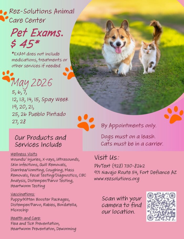Rez-Solutions small animal dates for May, 2026