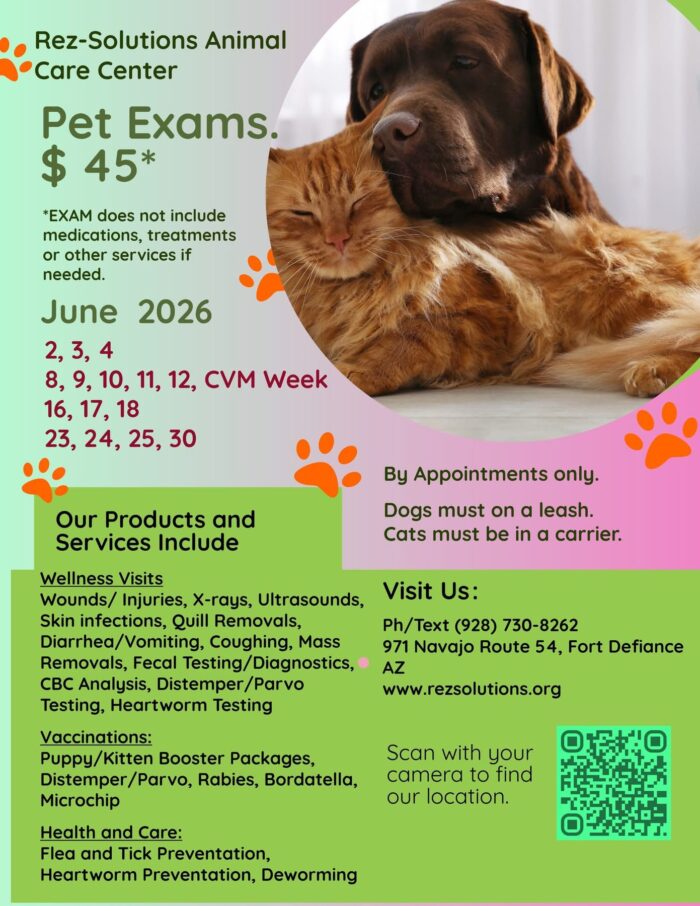 Rez-Solutions Pet Exams June Schedule
