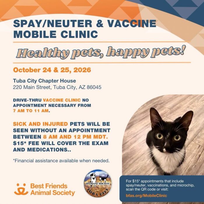 Best Friends Animal Society October 24 & 25 Spay/Neuter/Vaccination Clinic