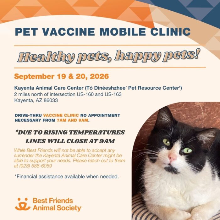 Kayenta Best Friends Animal Society September 19 & 20