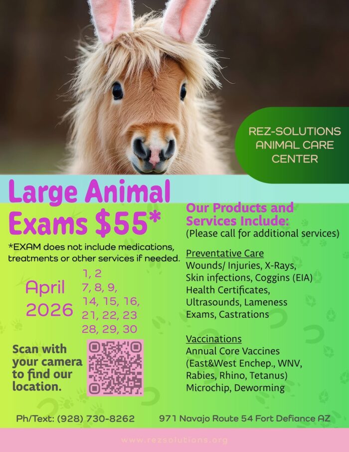 Rez-Solutions Large Animals April dates