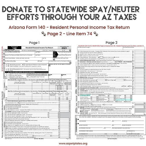 Arizona Personal Income Tax Form 140