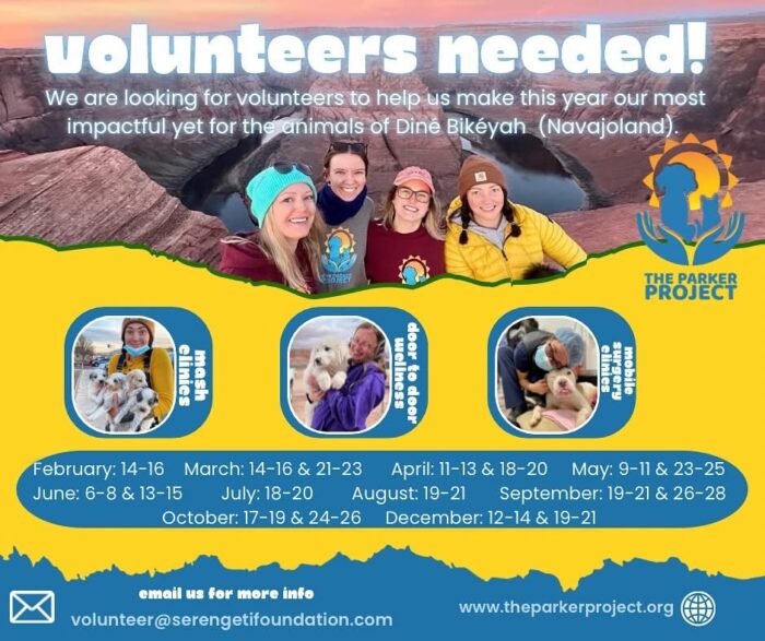 The Parker Project dates volunteers needed for mobile clinic